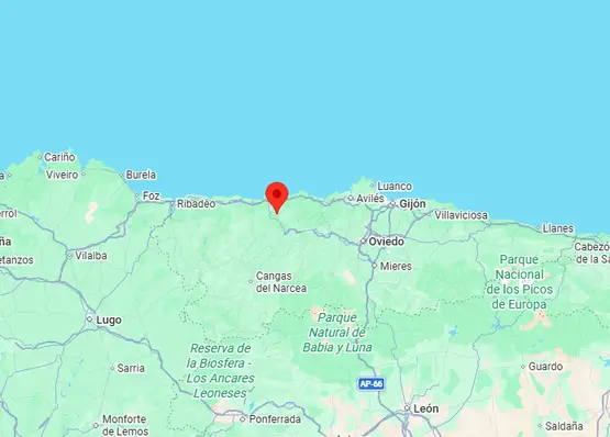 Mapa de ubicación AsturDigital en Navia